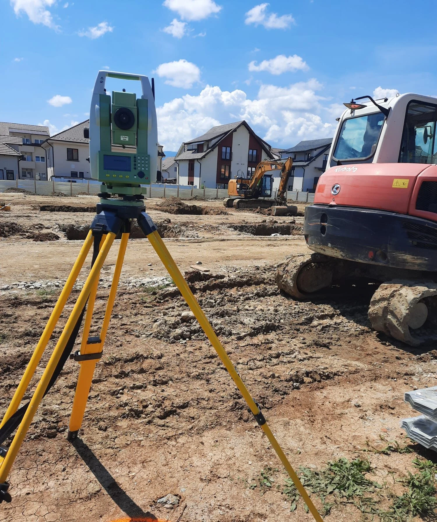 Măsurători topografice și plan topografic pentru construire magazin Lidl - Sibiu