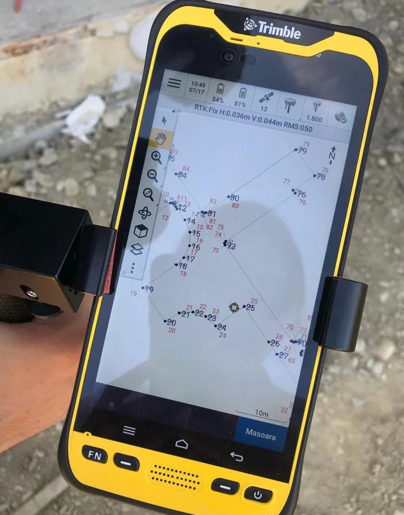 Măsurători topografice și plan topografic pentru proiect DMX Construction Victoria - Imagine 3 din galerie - Proiect realizat de Stereographic
