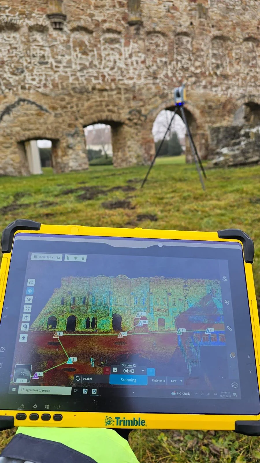 Scanare biserică Cisterciană de la Cârța - Imagine 2 din galerie - Proiect realizat de Stereographic