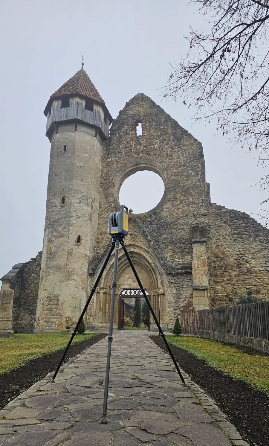 Scanare biserică Cisterciană de la Cârța - Imagine 4 din galerie - Proiect realizat de Stereographic